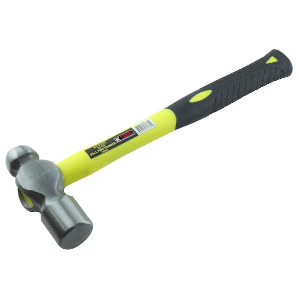 K-Tool International Ball Peen Hammer, Fibrglass Handle, 32 oz. - KTI-71732