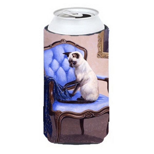 Carolines Treasures On the Chair Siamese Cat Tall Boy Can cooler Hugger - BDBA0273TBC