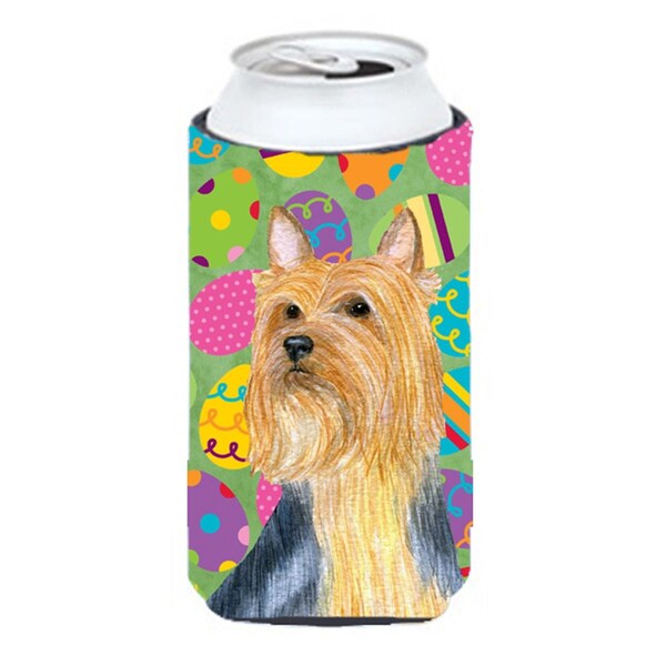 Carolines Treasures Silky Terrier Easter Eggtravaganza Tall Boy  Hugger - 22 To 24 oz. - LH9406TBC
