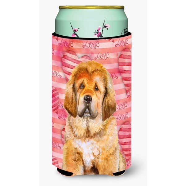 Carolines Treasures Tibetan Mastiff Love Tall Boy Beverage Insulator Hugger - BB9808TBC