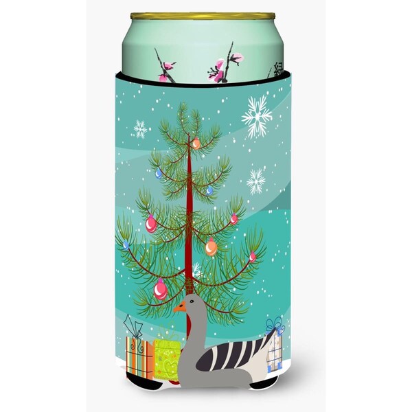 Carolines Treasures Pilgrim Goose Christmas Tall Boys Beverage Insulator Hugger - BB9260TBC