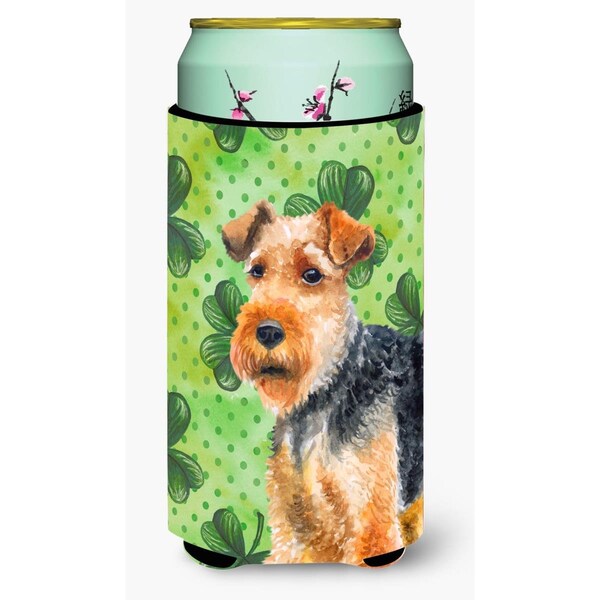 Carolines Treasures Welsh Terrier St. Patricks Tall Boy Beverage Insulator Hugger - BB9874TBC