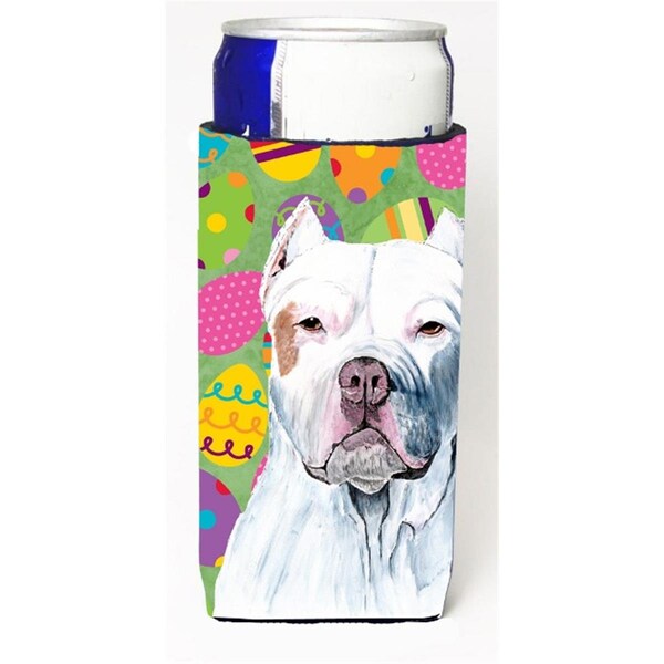 Carolines Treasures Pit Bull Easter Eggtravaganza Michelob Ultra s For Slim Cans - 12 oz. - SC9461MUK