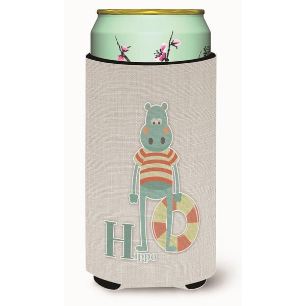 Carolines Treasures Alphabet H for Hippopotamus Tall Boy Beverage Insulator Hugger - BB5733TBC