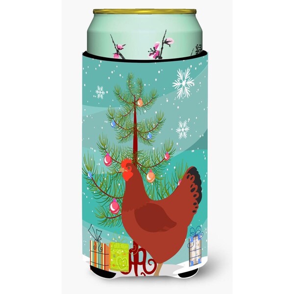 Carolines Treasures New Hampshire Red Chicken Christmas Tall Boy Beverage Insulator Hugger - BB9210TBC