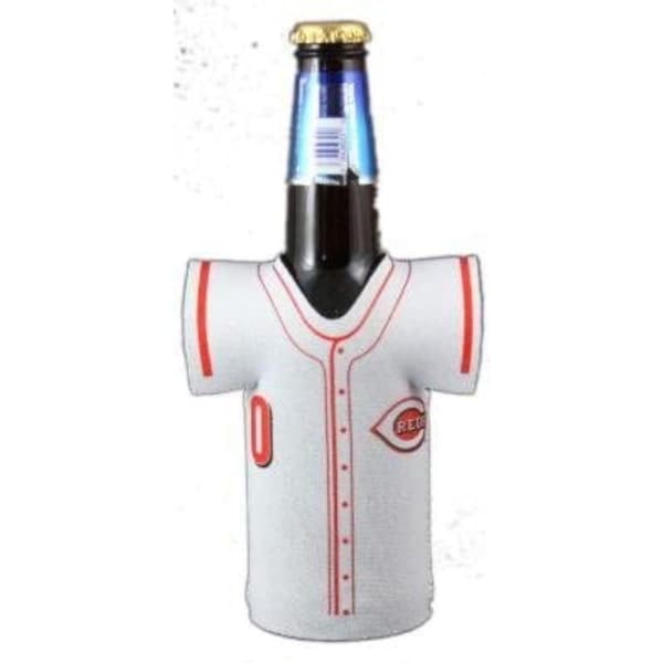 Logo Chair Plain White Jersey Bottle Coozie - 001-791-WHT