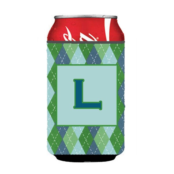 Carolines Treasures Letter L Initial Monogram - Blue Argoyle Can Or Bottle  Hugger - CJ1020-LCC