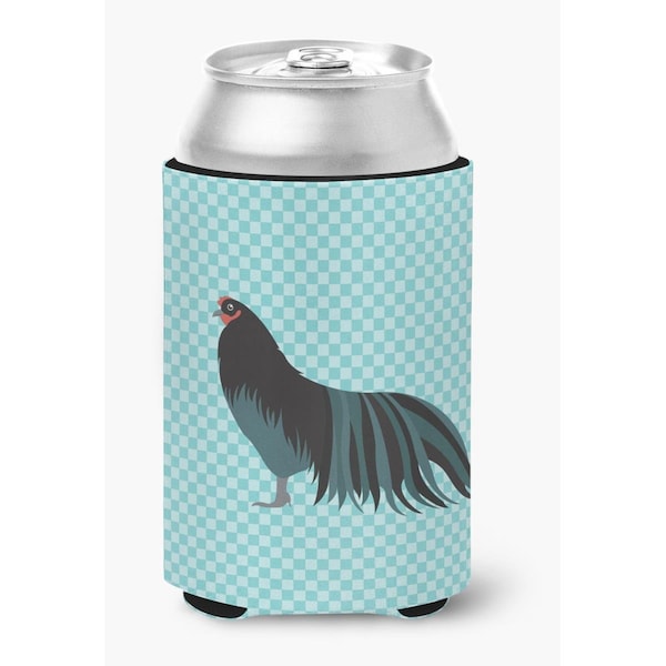 Carolines Treasures Sumatra Chicken Blue Check Can or Bottle Hugger - BB8007CC