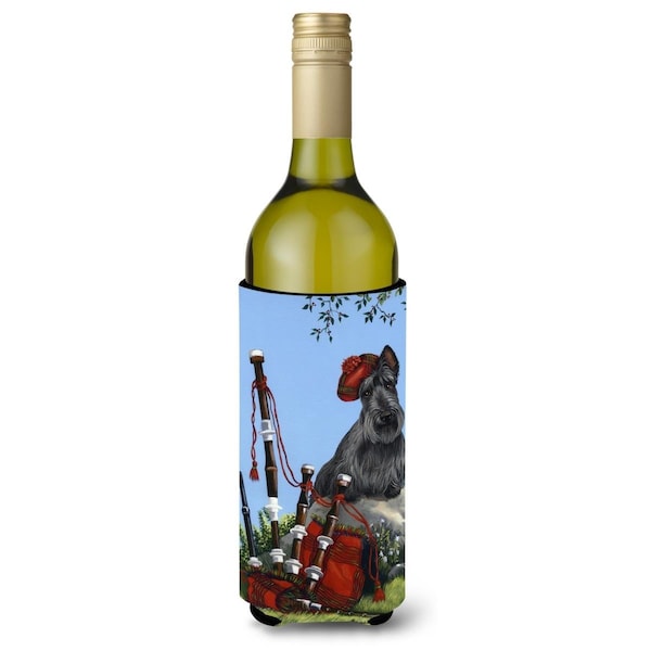 Carolines Treasures 24 oz Scottie Piper Wine Bottle Hugger - PPP3180LITERK