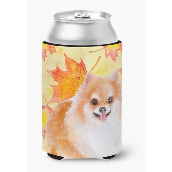 Carolines Treasures Pomeranian No.2 Fall Can or Bottle Hugger - BB9977CC