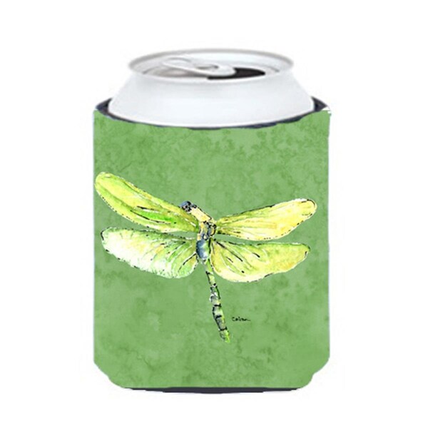 Carolines Treasures Dragonfly On Avacado Can Or bottle sleeve Hugger - 12 oz. - 8864CC