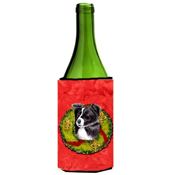 Carolines Treasures Border Collie Wine bottle sleeve Hugger - SC9104LITERK