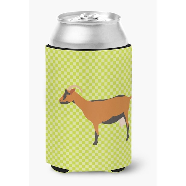 Carolines Treasures Oberhasli Goat Green Can or Bottle Hugger - BB7714CC