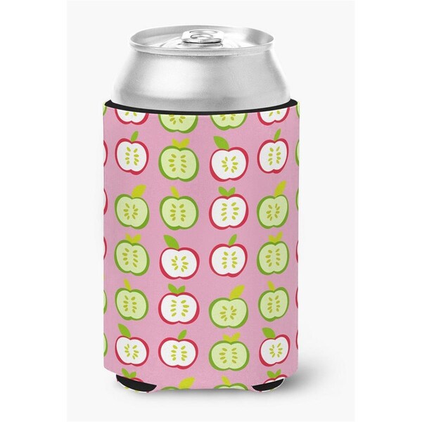 Carolines Treasures Apples on Pink Can or Bottle Hugger - BB5141CC