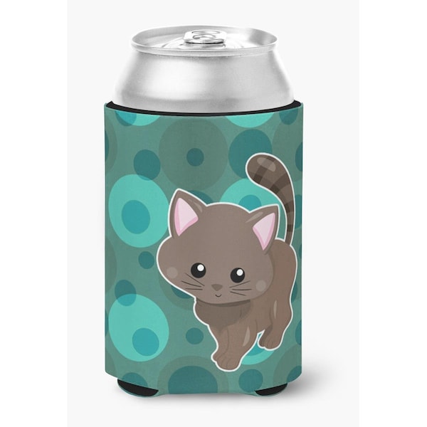 Carolines Treasures Polkadot Kitten Cat Can or Bottle Hugger - BB6885CC