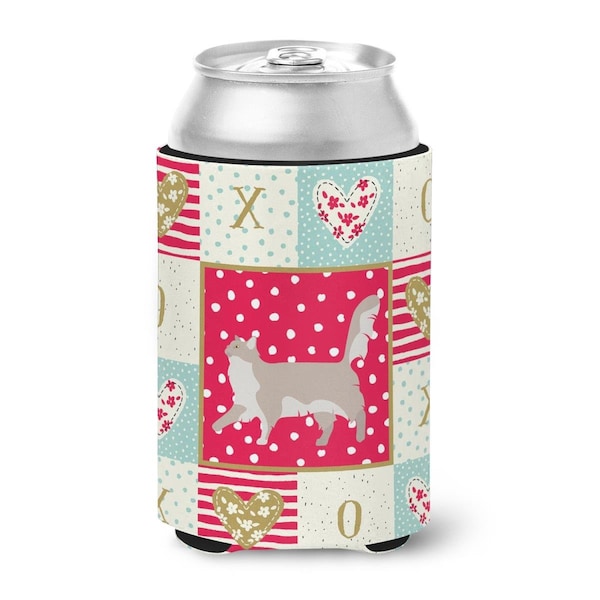 Carolines Treasures 12 oz Chantilly Tiffany Cat Love Can or Bottle Hugger - CK5574CC