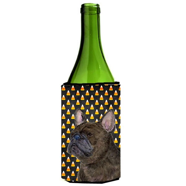 Carolines Treasures French Bulldog Halloween Portrait Wine Bottle Hugger - 24 oz. - SS4312LITERK