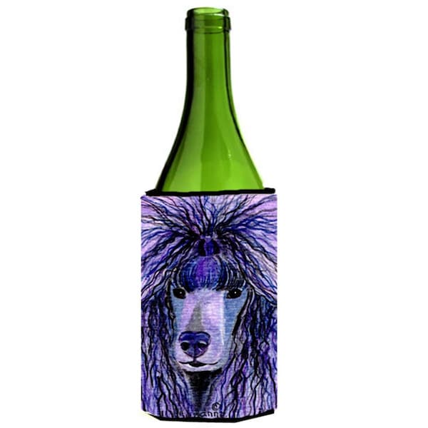 Carolines Treasures Poodle Wine bottle sleeve Hugger - 24 Oz. - SS8800LITERK