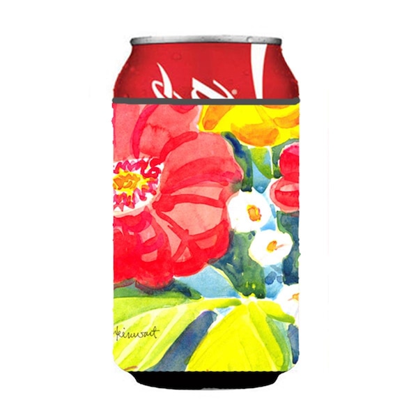 Carolines Treasures Flower Can Or Bottle  Hugger - 6135CC
