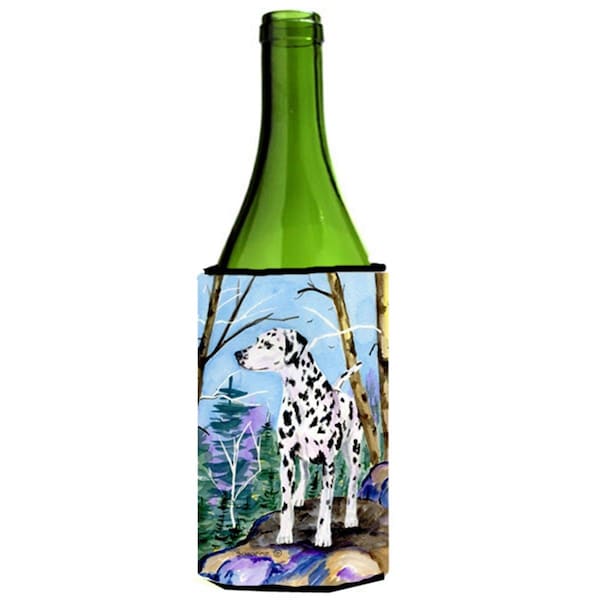 Carolines Treasures Dalmatian Wine bottle sleeve Hugger - SS8651LITERK
