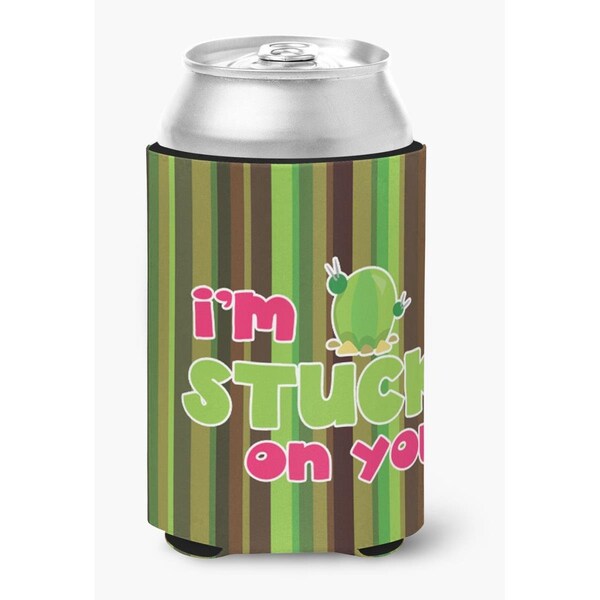 Carolines Treasures Cactus Im Stuck on You Can or Bottle Hugger - BB6851CC