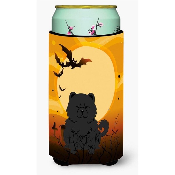 Carolines Treasures Halloween Chow Chow Black Tall Boy Beverage Insulator Hugger - BB4409TBC