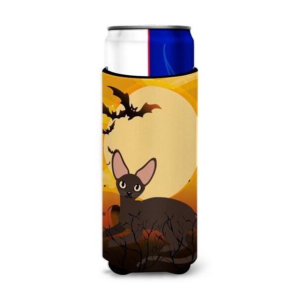 Carolines Treasures Halloween Peterbald Cat Michelob Ultra Hugger for Slim Cans - BB4451MUK