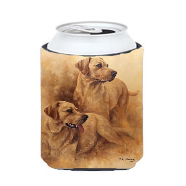 Carolines Treasures Yellow Labs by Michael Herring Can or Bottle Hugger - HMHE0182CC
