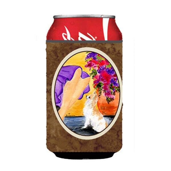 Carolines Treasures Lady With Her Chihuahua Can Or bottle sleeve Hugger - 12 oz. - SS8521CC