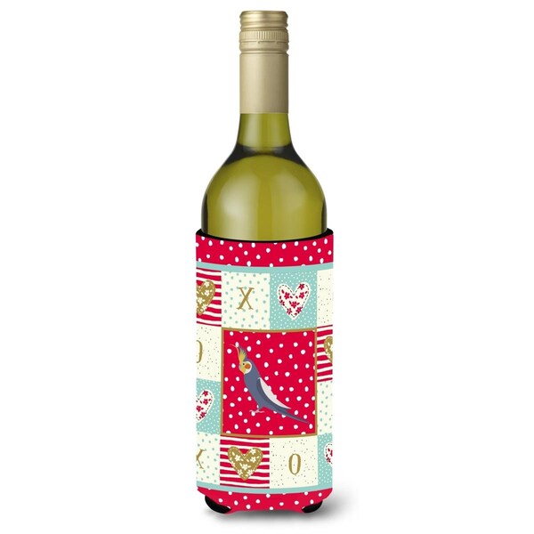 Carolines Treasures Cockatiel Love Wine Bottle Hugger - CK5521LITERK