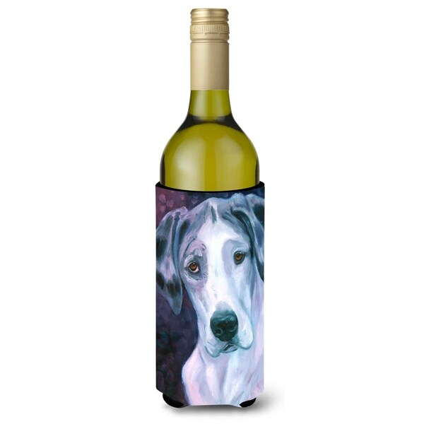 Carolines Treasures Curious Great Dane Wine Bottle Beverage Insulator Hugger - 7441LITERK