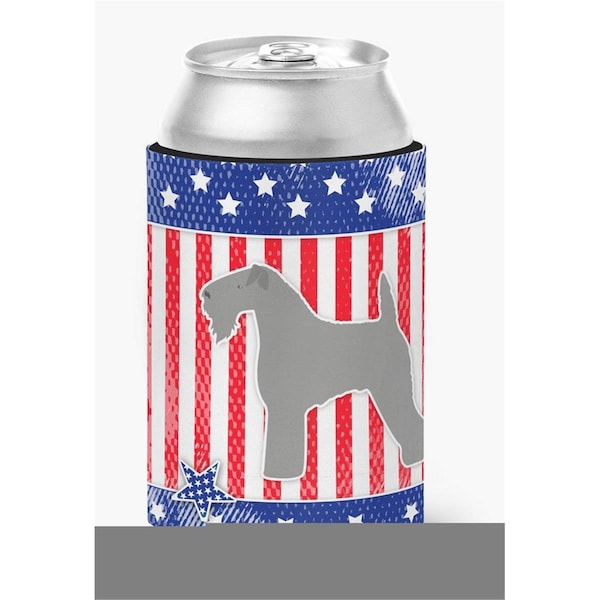 Carolines Treasures USA Patriotic Kerry Blue Terrier Can or Bottle Hugger - BB3292CC