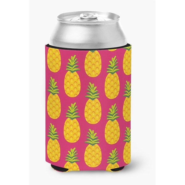 Carolines Treasures Pineapples on Pink Can or Bottle Hugger - BB5136CC