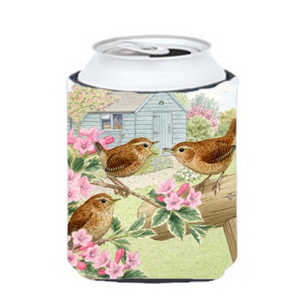 Carolines Treasures Wrens by Sarah Adams Can or Bottle Hugger - ASAD183ACC
