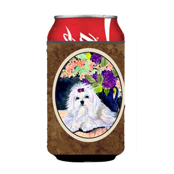 Carolines Treasures Maltese Can Or bottle sleeve Hugger - 12 oz. - SS8287CC