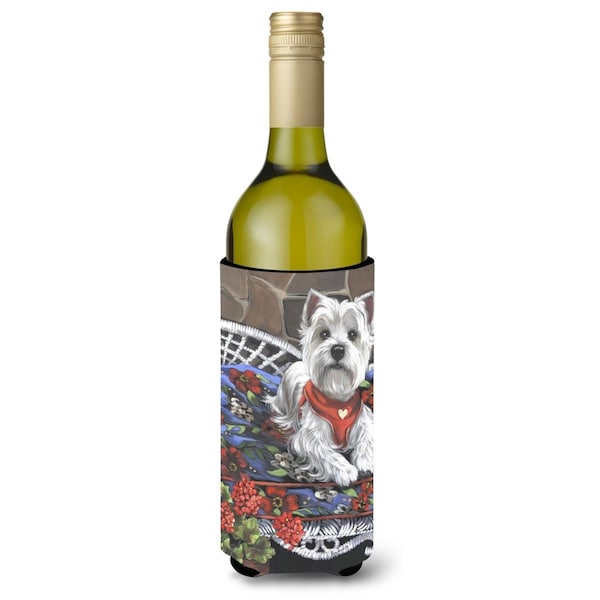 Carolines Treasures 24 oz Westie Hannah Mae Wine Bottle Hugger - PPP3206LITERK