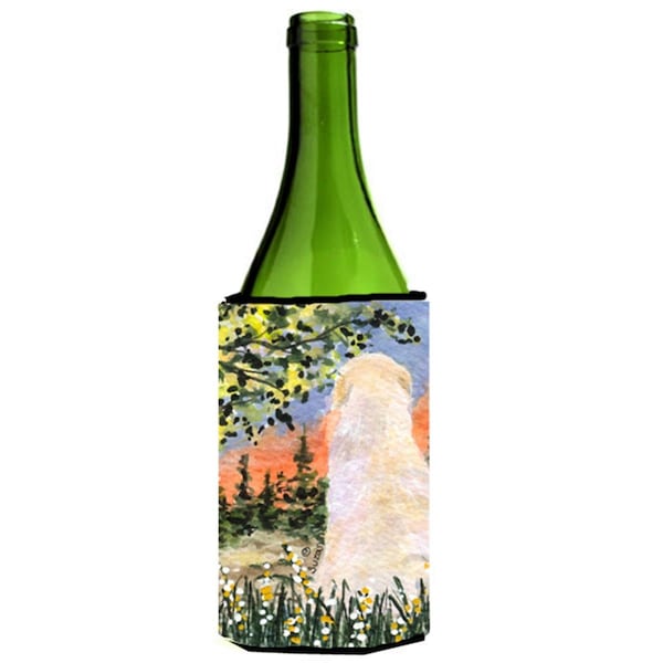 Carolines Treasures Golden Retriever Wine bottle sleeve Hugger - 24 Oz. - SS8820LITERK