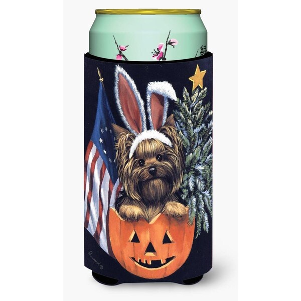 Carolines Treasures 22-24 oz Yorkie for All Seasons Tall Boy Hugger - PPP3124TBC