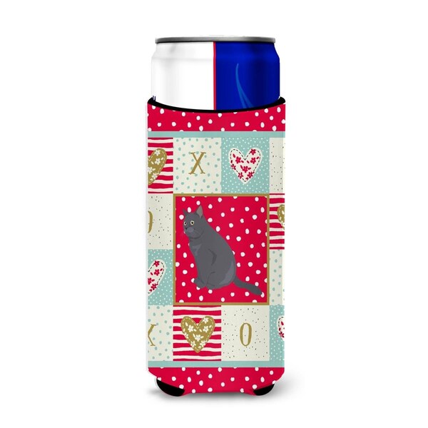 Carolines Treasures British Shorthair Cat Love Ultra Hugger for Slim Cans - CK5745MUK