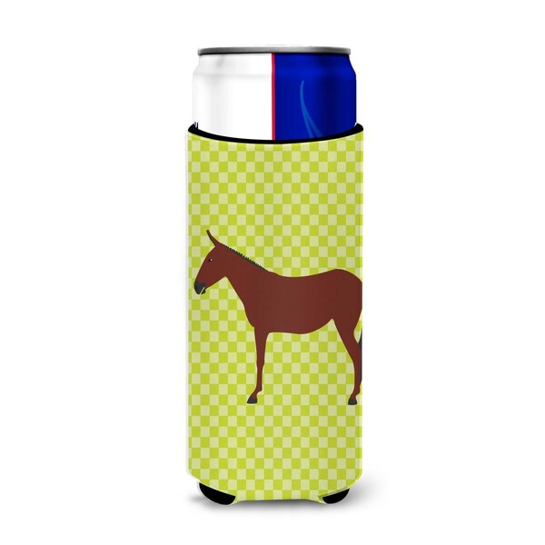 Carolines Treasures Hinny Horse Donkey Green Michelob Ultra Hugger for Slim Cans - BB7676MUK