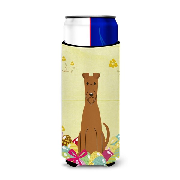 Carolines Treasures Easter Eggs Irish Terrier Michelob Ultra Hugger for Slim Cans - BB6062MUK