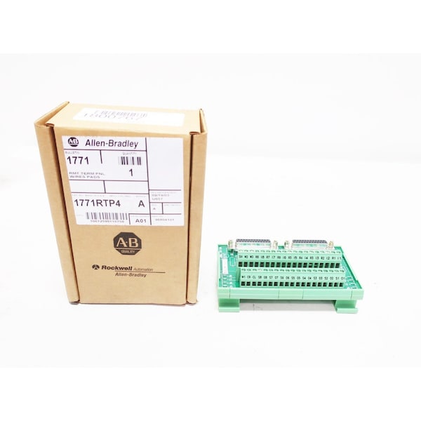 Panel de terminación RMT SER A para partes y accesorios de PLC y DCS - 1771RTP4A