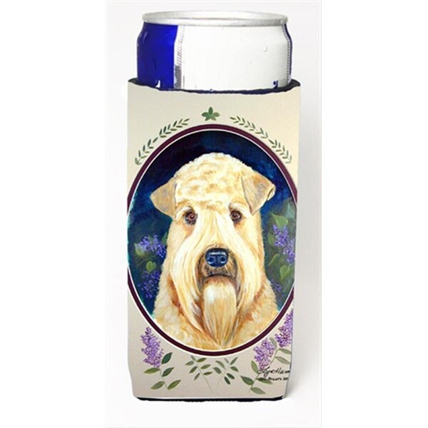 Carolines Treasures Wheaten Terrier Soft Coated Michelob Ultra bottle sleeves For Slim Cans - 7254MUK