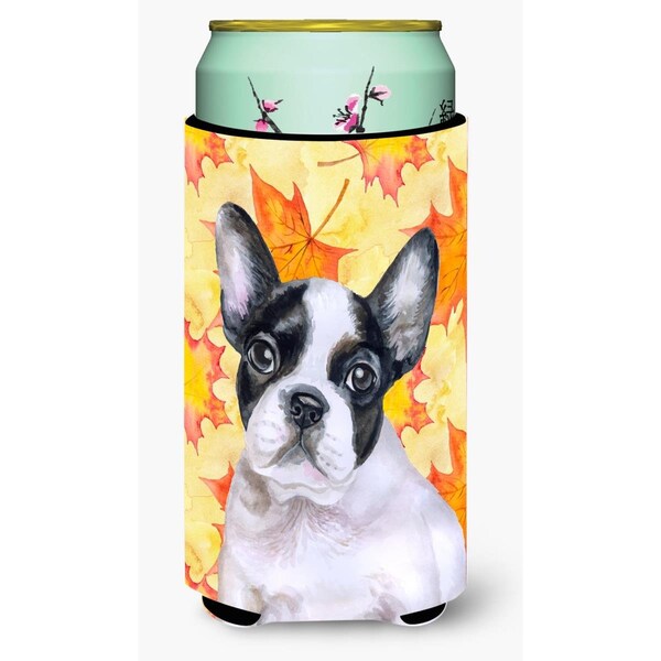 Carolines Treasures French Bulldog Black White Fall Tall Boy Beverage Insulator Hugger - BB9971TBC