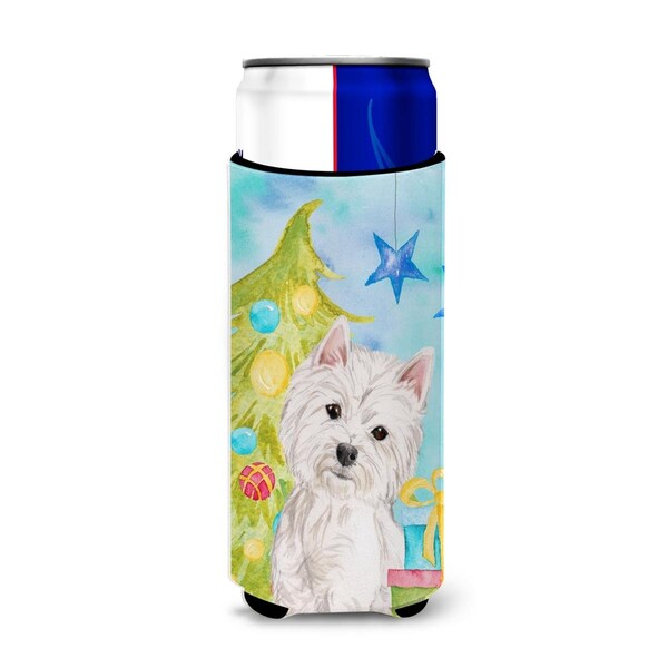 Carolines Treasures Westie Christmas Michelob Ultra Hugger for Slim Cans - BB9394MUK