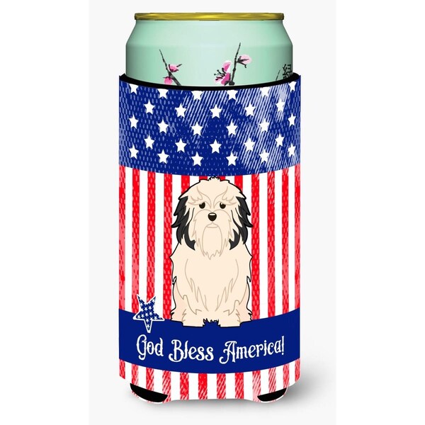 Carolines Treasures Patriotic USALowchen Tall Boy Beverage Insulator Hugger - BB3014TBC