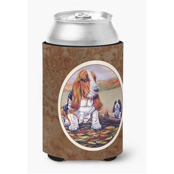 Carolines Treasures Basset Hound Can or Bottle Hugger, 0.25 x 4 x 5.5 in. - 7004CC