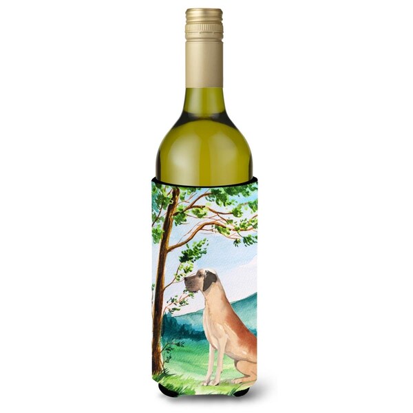 Carolines Treasures Under the Tree Great Dane Wine Bottle Beverage Insulator Hugger - CK2011LITERK