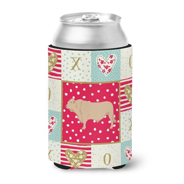 Carolines Treasures Charolais Cow Love Can or Bottle Hugger - CK5253CC