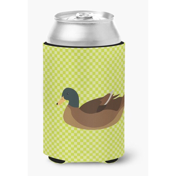 Carolines Treasures Khaki Campbell Duck Green Can or Bottle Hugger - BB7692CC